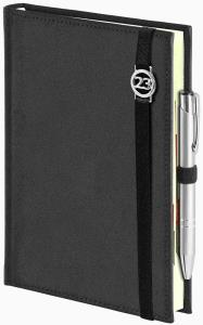 Opakowanie Kalendarz 2023 A4T Cross z gumką azurowa data Czarny