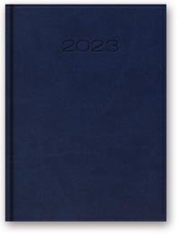Kalendarz 2023 A5 dzienny z registrem vivella niebieski. Wydawca: Codex. Dobreksiazki.pl Opakowanie Kalendarz 2023 A5 dzienny z registrem vivella niebieski