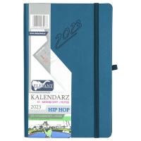 Kalendarz 2023 A5 tyg. Hip hop atramentowy ELEFANT. Wydawca: ELEFANT. Dobreksiazki.pl Opakowanie Kalendarz 2023 A5 tyg. Hip hop atramentowy ELEFANT