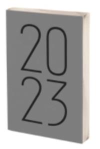 Kalendarz 2023 Art A5 szary DNS ANTRA. Autor: -. Dobreksiazki.pl Okładka książki Kalendarz 2023 Art A5 szary DNS ANTRA