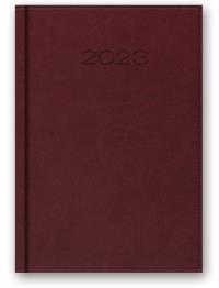Kalendarz 2023 B6 dzienny vivella bordo. Wydawca: Codex. Dobreksiazki.pl Opakowanie Kalendarz 2023 B6 dzienny vivella bordo