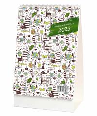 Kalendarz 2023 biurkowy stojący. Wydawca: Wokół nas. Dobreksiazki.pl Opakowanie Kalendarz 2023 biurkowy stojący