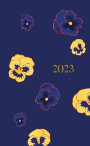 Kalendarz 2023 Bratki. Autor: Praca zbiorowa. Dobreksiazki.pl Okładka książki Kalendarz 2023 Bratki