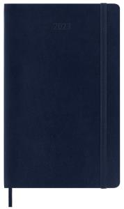 Kalendarz 2023 dzienny 12ML miękka sapphire blue. Wydawca: Moleskine. Dobreksiazki.pl Opakowanie Kalendarz 2023 dzienny 12ML miękka sapphire blue