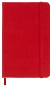 Kalendarz 2023 dzienny 12ML scarlet red. Wydawca: Moleskine. Dobreksiazki.pl Opakowanie Kalendarz 2023 dzienny 12ML scarlet red