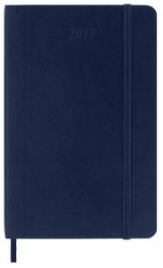 Kalendarz 2023 dzienny 12MP miękka sapphire blue. Wydawca: Moleskine. Dobreksiazki.pl Opakowanie Kalendarz 2023 dzienny 12MP miękka sapphire blue