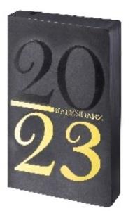 Kalendarz 2023 Karft A5 czarny DNS ANTRA. Autor: -. Dobreksiazki.pl Okładka książki Kalendarz 2023 Karft A5 czarny DNS ANTRA