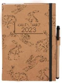 Kalendarz 2023 Karft leśny A5 zając TNS ANTRA. Autor: -. Dobreksiazki.pl Okładka książki Kalendarz 2023 Karft leśny A5 zając TNS ANTRA