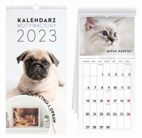 Kalendarz 2023 motywacyjny Zwierzaki. Wydawca: INTERDRUK. Dobreksiazki.pl Opakowanie Kalendarz 2023 motywacyjny Zwierzaki