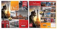 Kalendarz 2023 ścienny Classic City of Dreams. Wydawca: Kukartka. Dobreksiazki.pl Opakowanie Kalendarz 2023 ścienny Classic City of Dreams