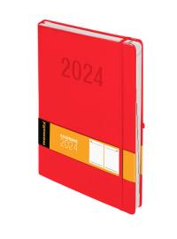Kalendarz 2024 2024 Memo A4 DNS czerwony. Autor: -. Dobreksiazki.pl Okładka książki Kalendarz 2024 2024 Memo A4 DNS czerwony