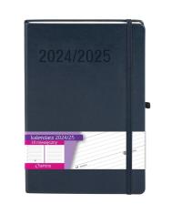 Kalendarz 2024/2025 Minimalizm B5 granatowy TNS. Autor: -. Dobreksiazki.pl Okładka książki Kalendarz 2024/2025 Minimalizm B5 granatowy TNS