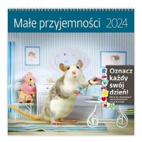 Kalendarz 2024 30x30 Małe przyjemności HELMA. Wydawca: Helma. Dobreksiazki.pl Opakowanie Kalendarz 2024 30x30 Małe przyjemności HELMA