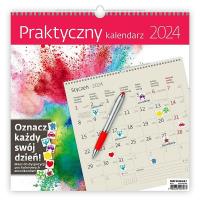 Kalendarz 2024 30x30 Praktyczny HELMA. Wydawca: Helma. Dobreksiazki.pl Opakowanie Kalendarz 2024 30x30 Praktyczny HELMA