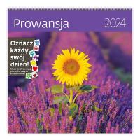 Kalendarz 2024 30x30 Prowansja HELMA. Wydawca: Helma. Dobreksiazki.pl Opakowanie Kalendarz 2024 30x30 Prowansja HELMA