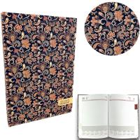 Kalendarz 2024 A4 dzienny soft touch Paisley Blue. Wydawca: EV-Corp. Dobreksiazki.pl Opakowanie Kalendarz 2024 A4 dzienny soft touch Paisley Blue