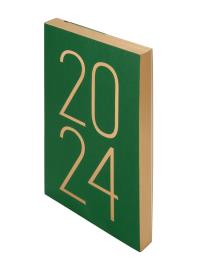 Kalendarz 2024 Art A5 zielony DNS. Autor: -. Dobreksiazki.pl Okładka książki Kalendarz 2024 Art A5 zielony DNS
