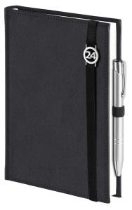 Opakowanie Kalendarz 2024 B6 Dzienny Cross czarny