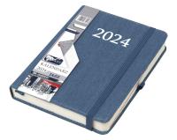 Kalendarz 2024 B6 dzienny Jazz jeans. Wydawca: ELEFANT. Dobreksiazki.pl Opakowanie Kalendarz 2024 B6 dzienny Jazz jeans
