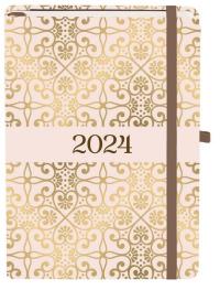 Kalendarz 2024 Glamur Mandala A5 DNS. Autor: -. Dobreksiazki.pl Okładka książki Kalendarz 2024 Glamur Mandala A5 DNS