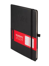 Kalendarz 2024 Memo A5 TDW czarny. Autor: -. Dobreksiazki.pl Okładka książki Kalendarz 2024 Memo A5 TDW czarny