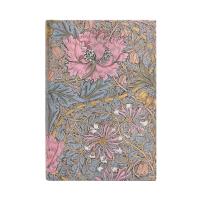 Kalendarz 2024 Morris Pink Honeysuckle Mini Dzienny. Autor: Paperblanks. Dobreksiazki.pl Okładka książki Kalendarz 2024 Morris Pink Honeysuckle Mini Dzienny