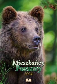 Kalendarz 2024 ścienny A3 mieszkańcy puszczy VD.11. Wydawca: Pan Kalendarzyk. Dobreksiazki.pl Opakowanie Kalendarz 2024 ścienny A3 mieszkańcy puszczy VD.11