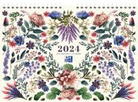 Kalendarz 2024 ścienny A4 Flower OXFORD. Wydawca: Oxford. Dobreksiazki.pl Opakowanie Kalendarz 2024 ścienny A4 Flower OXFORD