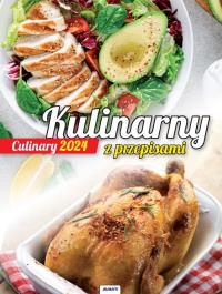 Kalendarz 2024 Ścieny Kulinarny z przepisami. Wydawca: AVANTI. Dobreksiazki.pl Opakowanie Kalendarz 2024 Ścieny Kulinarny z przepisami