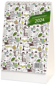 Kalendarz 2024 stojący. Wydawca: Wokół nas. Dobreksiazki.pl Opakowanie Kalendarz 2024 stojący