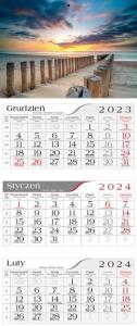 Kalendarz 2024 Trójdzielny Bałtyk. Wydawca: CRUX. Dobreksiazki.pl Opakowanie Kalendarz 2024 Trójdzielny Bałtyk