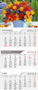 Kalendarz 2024 Trójdzielny Bukiet. Wydawca: CRUX. Dobreksiazki.pl Opakowanie Kalendarz 2024 Trójdzielny Bukiet