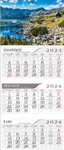 Kalendarz 2024 Trójdzielny Dolina Stawów Polskich. Wydawca: CRUX. Dobreksiazki.pl Opakowanie Kalendarz 2024 Trójdzielny Dolina Stawów Polskich