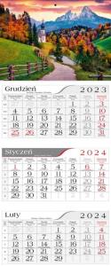 Kalendarz 2024 Trójdzielny Kościółek. Wydawca: CRUX. Dobreksiazki.pl Opakowanie Kalendarz 2024 Trójdzielny Kościółek