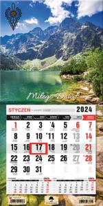 Kalendarz 2024 trójdzielny MINI jednodzielny z magnesem Morskie Oko KTJ2M-V.14. Wydawca: Pan Kalendarzyk. Dobreksiazki.pl Opakowanie Kalendarz 2024 trójdzielny MINI jednodzielny z magnesem Morskie Oko KTJ2M-V.14