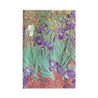 Kalendarz 2024 Van Gogh’s Irises Mini tygodniowy HOR. Autor: Paperblanks. Dobreksiazki.pl Okładka książki Kalendarz 2024 Van Gogh’s Irises Mini tygodniowy HOR