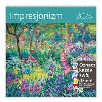 Kalendarz 2025 30x30 Impresjonizm. Wydawca: Helma 365. Dobreksiazki.pl Opakowanie Kalendarz 2025 30x30 Impresjonizm