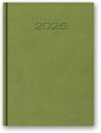 Kalendarz 2025 A5 dzienny vivella jasnozielony. Autor: x. Dobreksiazki.pl Okładka książki Kalendarz 2025 A5 dzienny vivella jasnozielony