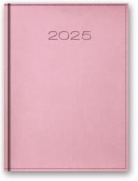 Kalendarz 2025 A5 dzienny vivella pudrowy róż. Wydawca: Codex. Dobreksiazki.pl Opakowanie Kalendarz 2025 A5 dzienny vivella pudrowy róż