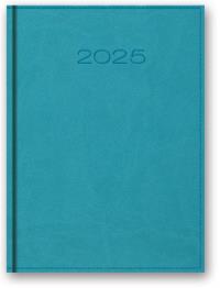 Kalendarz 2025 A5 dzienny vivella turkusowy. Wydawca: Codex. Dobreksiazki.pl Opakowanie Kalendarz 2025 A5 dzienny vivella turkusowy