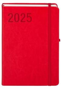 Kalendarz 2025 A5 Formalizm DNS czerwony. Autor: -. Dobreksiazki.pl Okładka książki Kalendarz 2025 A5 Formalizm DNS czerwony