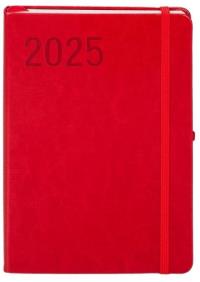 Kalendarz 2025 A5 Formalizm TDW czerwony. Autor: -. Dobreksiazki.pl Okładka książki Kalendarz 2025 A5 Formalizm TDW czerwony