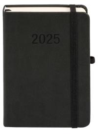 Kalendarz 2025 B6 Memofix DNS czarny. Autor: -. Dobreksiazki.pl Okładka książki Kalendarz 2025 B6 Memofix DNS czarny