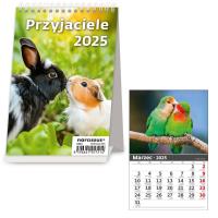 Kalendarz 2025 Biurkowy pionowy Przyjaciele miesięczny. Wydawca: Helma 365. Dobreksiazki.pl Opakowanie Kalendarz 2025 Biurkowy pionowy Przyjaciele miesięczny