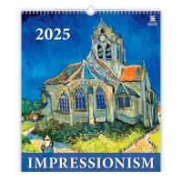 Kalendarz 2025 EX Impressionism. Wydawca: Helma 365. Dobreksiazki.pl Opakowanie Kalendarz 2025 EX Impressionism