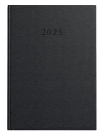 Kalendarz 2025 książkowy A5 Standard DTP czarny. Wydawca: Top 2000. Dobreksiazki.pl Opakowanie Kalendarz 2025 książkowy A5 Standard DTP czarny