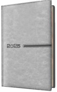 Kalendarz 2025 książkowy A5 tygodniowy szary. Wydawca: Evena. Dobreksiazki.pl Opakowanie Kalendarz 2025 książkowy A5 tygodniowy szary