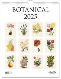 Kalendarz 2025 ścienny Botanika rośliny natura. Wydawca: Skona Ting. Dobreksiazki.pl Opakowanie Kalendarz 2025 ścienny Botanika rośliny natura