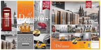 Kalendarz 2025 ścienny Classic City of Dreams. Wydawca: Kukartka. Dobreksiazki.pl Opakowanie Kalendarz 2025 ścienny Classic City of Dreams