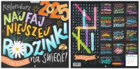 Kalendarz 2025 ścienny Classic Tablica rodzinki. Wydawca: Kukartka. Dobreksiazki.pl Opakowanie Kalendarz 2025 ścienny Classic Tablica rodzinki